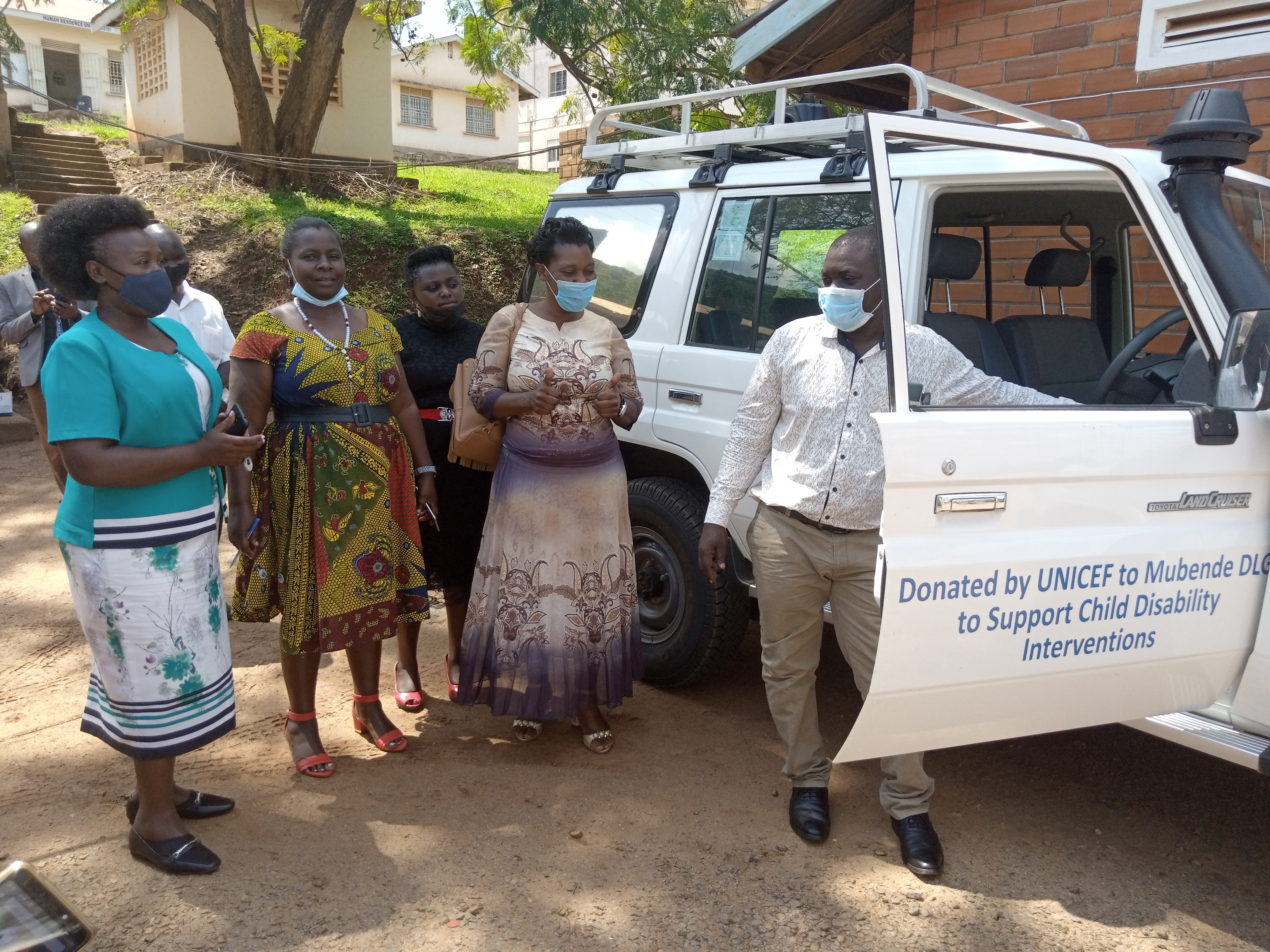 UNICEF DONATES NEW VEHICLE TO MUBENDE DISTRICT